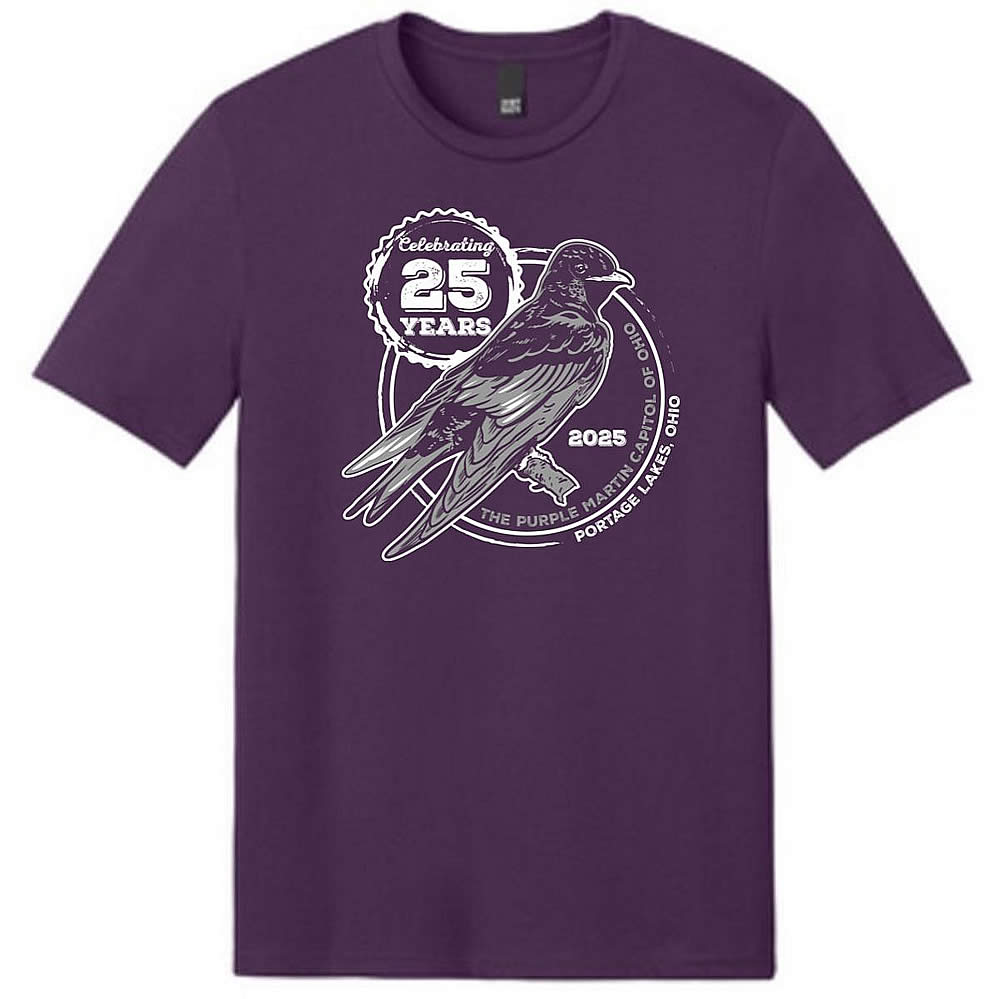 Portage Lakes Purple Martins - 25th Anniversary Shirt